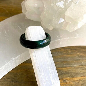 BOYFRIEND MOSS AGATE RING BAND MIDI